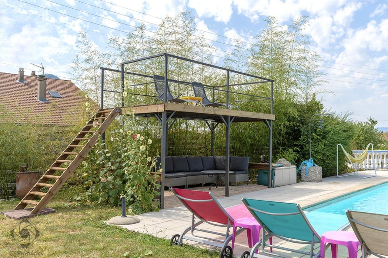 Appartement Lumineux A Voreppe Avec Piscine Exteriör bild